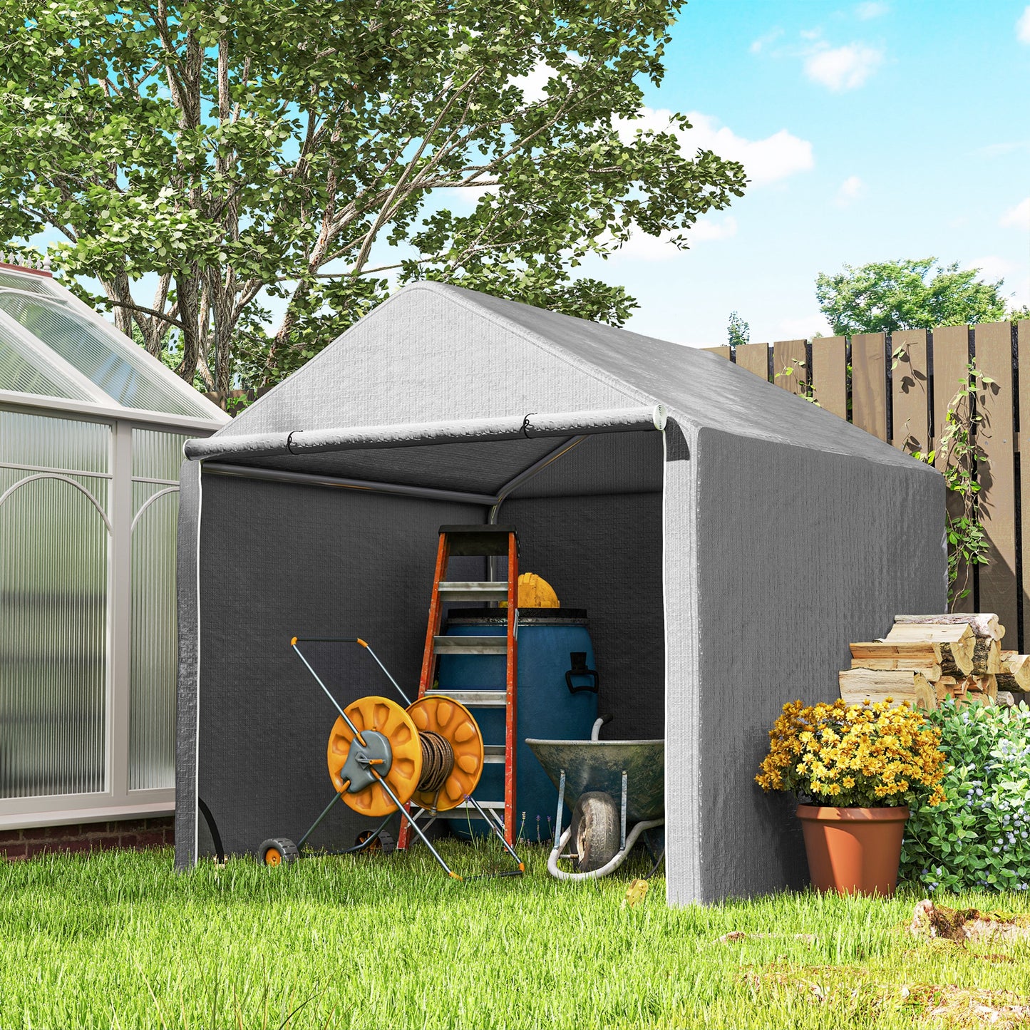 2 x 2m Garden Fabric Storage Tent