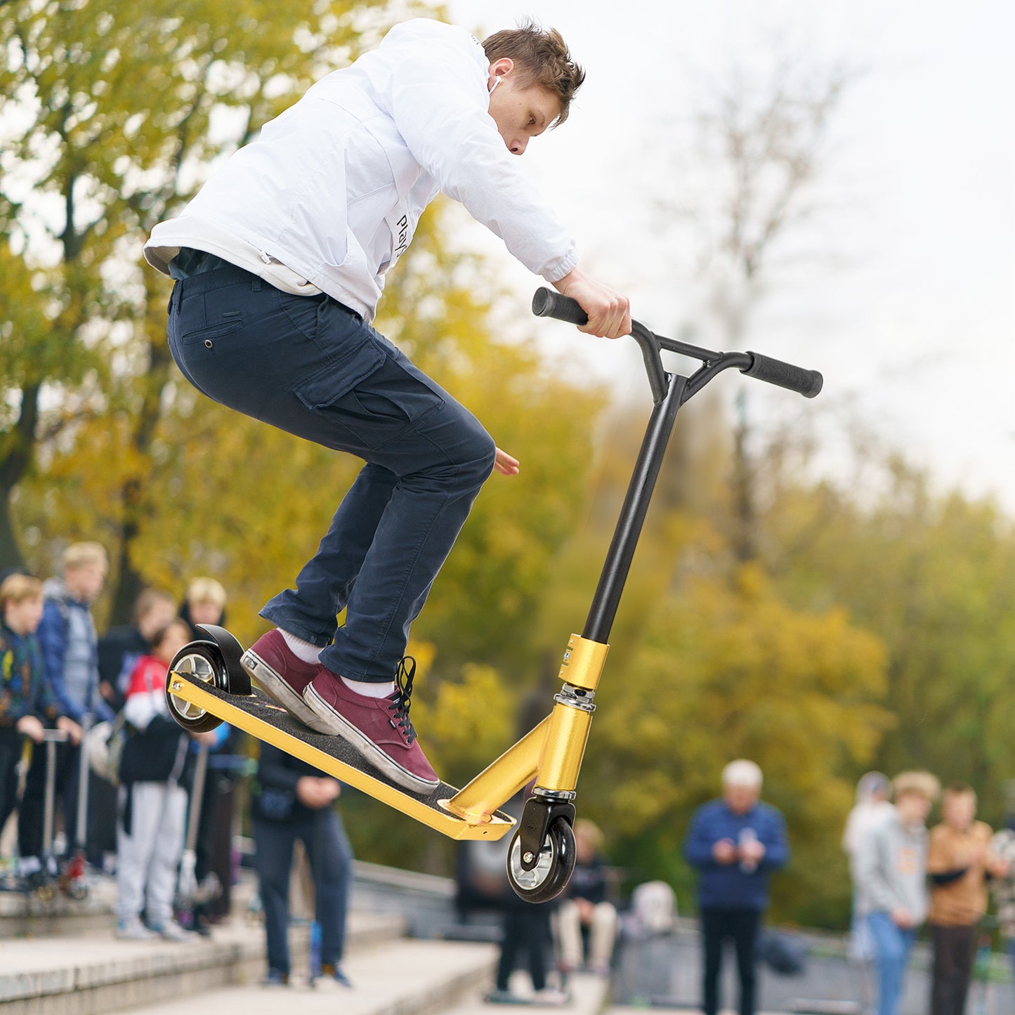 Stunt Scooter, 360° Entry Level Tricks Scooter w/ Lightweight