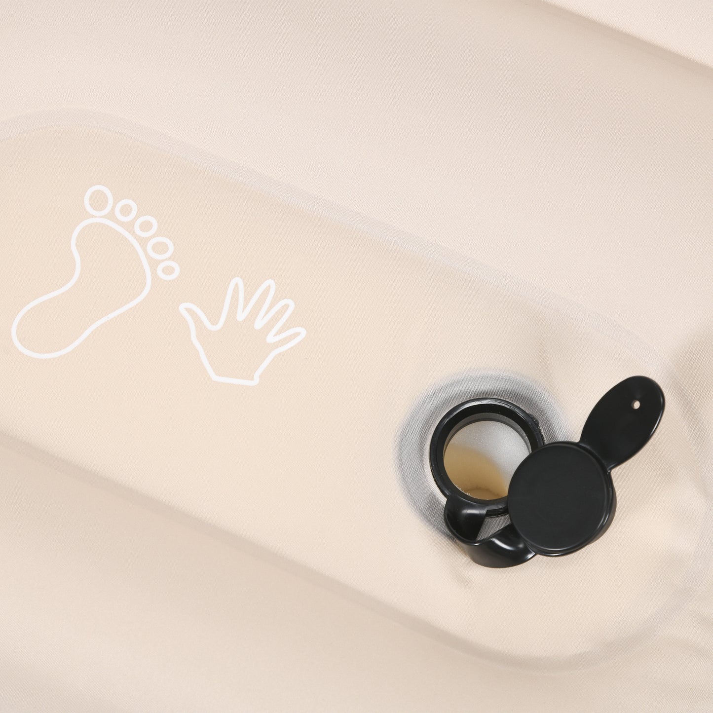 Double Inflatable Mattress, with Built-In Pump