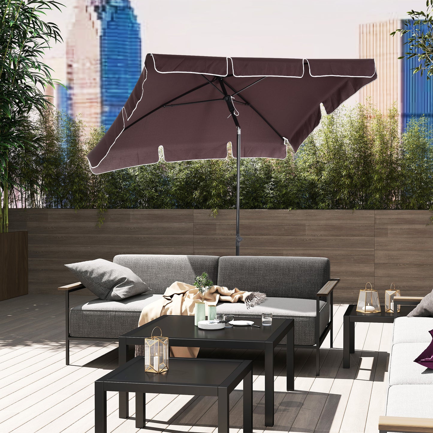 Garden Parasol Umbrella, Outdoor Market Table Umbrella