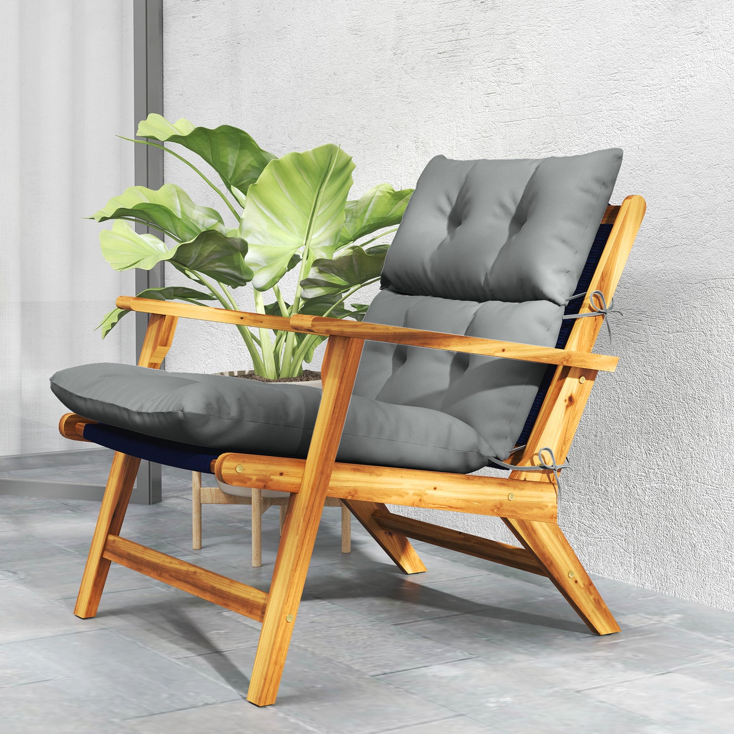 115 x 56cm Rocking Chair Padded Seat Cushion