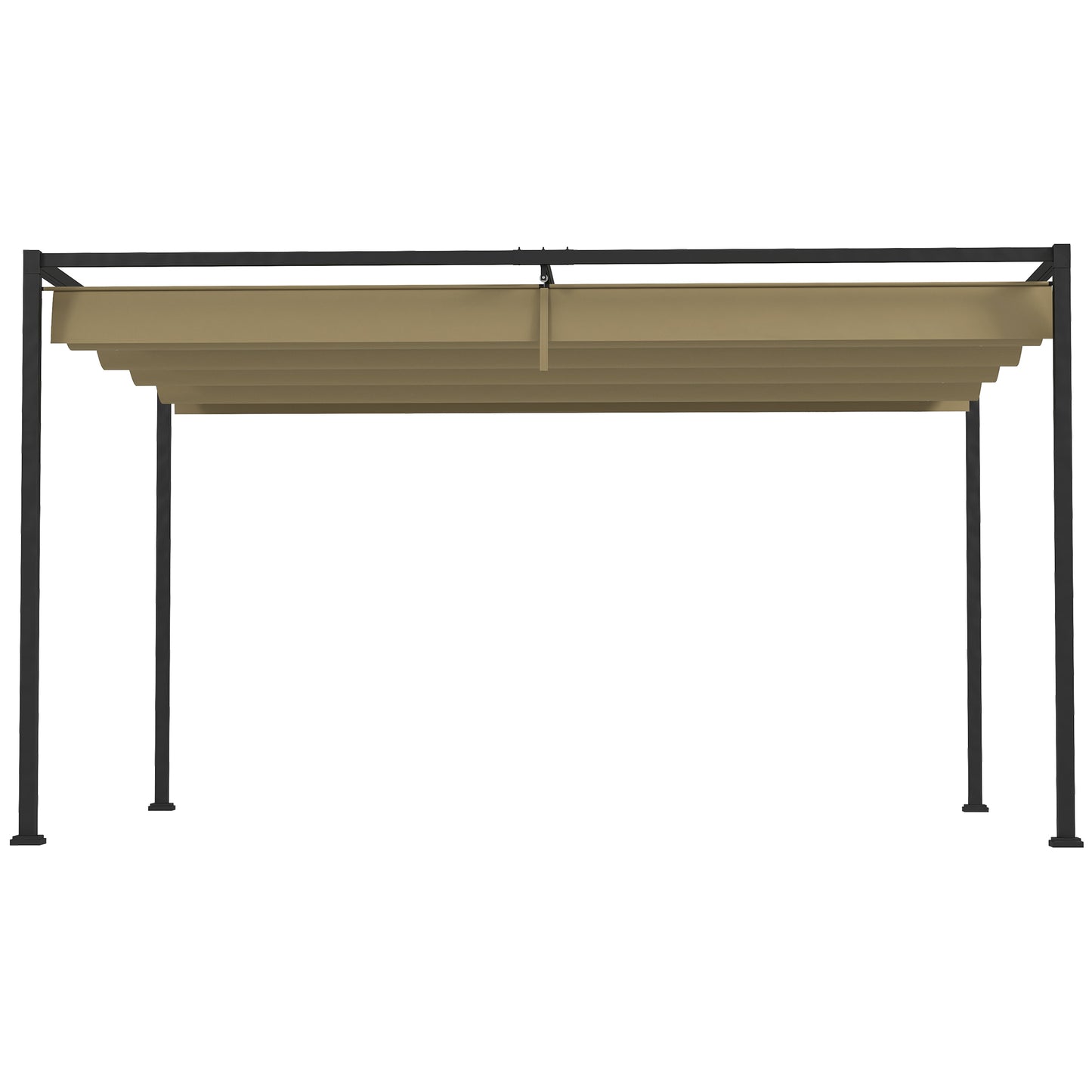 4 x 3(m) Metal Pergola with Retractable Roof