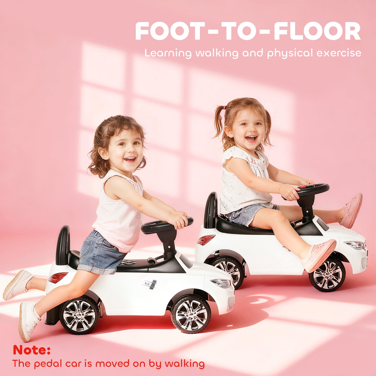 Ride on Car Baby Toddler Walker Foot to Floor Sliding Car Slider