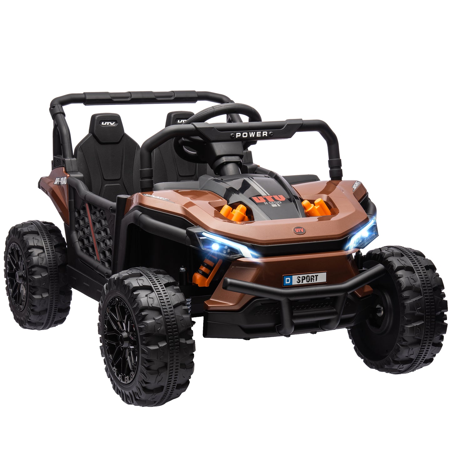 12V Battery Powered Ride on Truck w/ Remote, Four Suspension Wheels