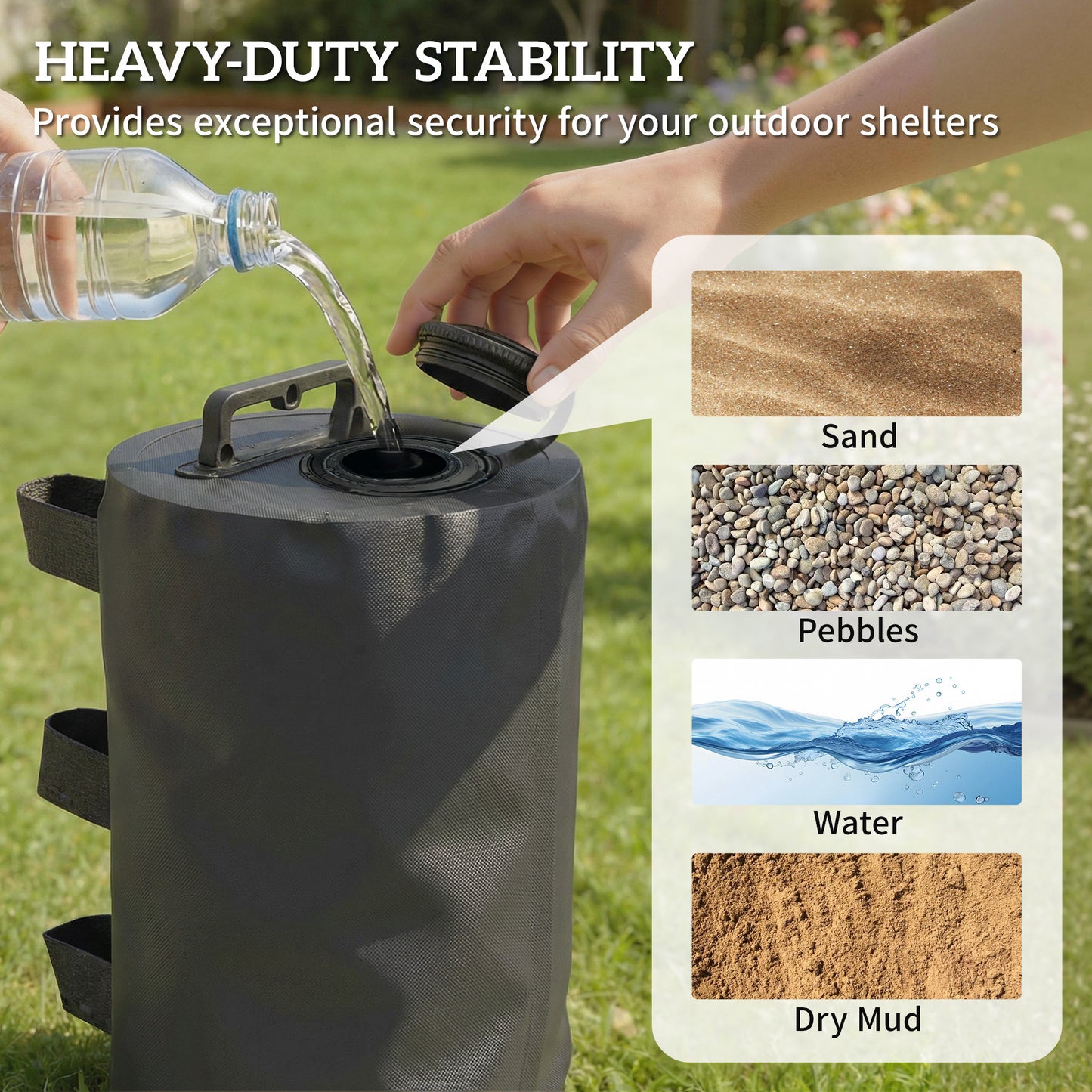 Set of 4 Gazebo Weights Sand Bags