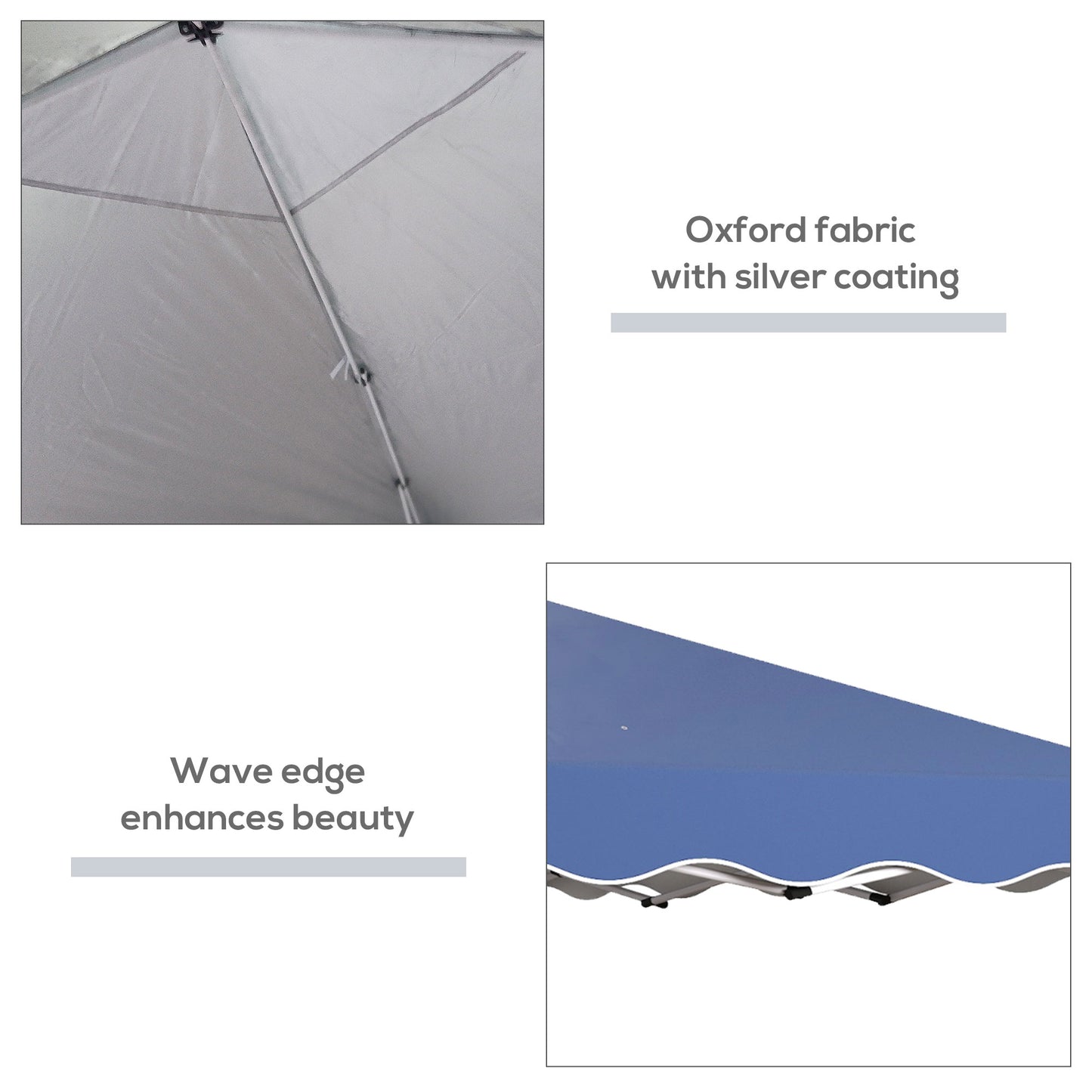 3 x 3cm Adjustable Height Pop-Up Gazebo, with Bag