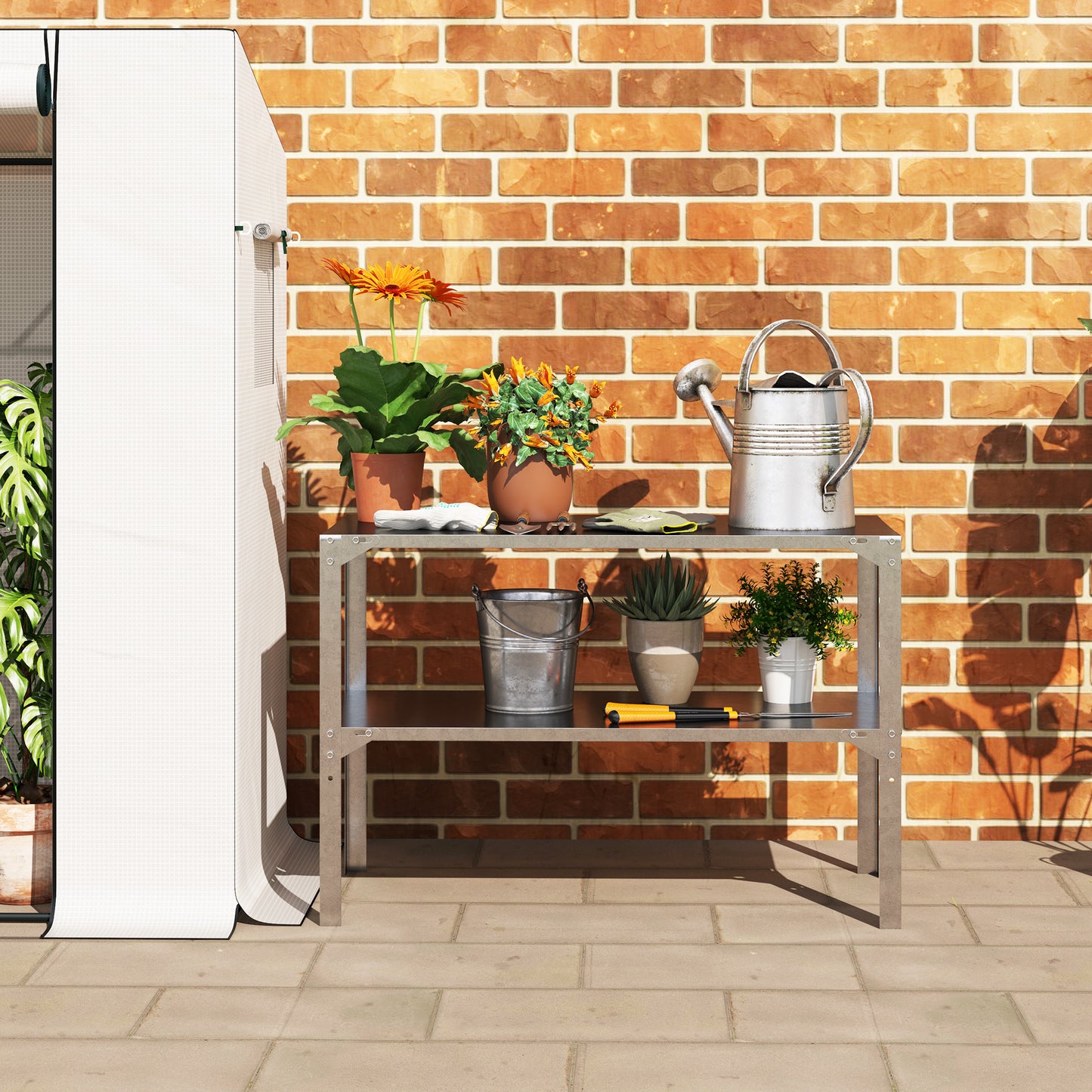 2 Tier Potting Bench Table