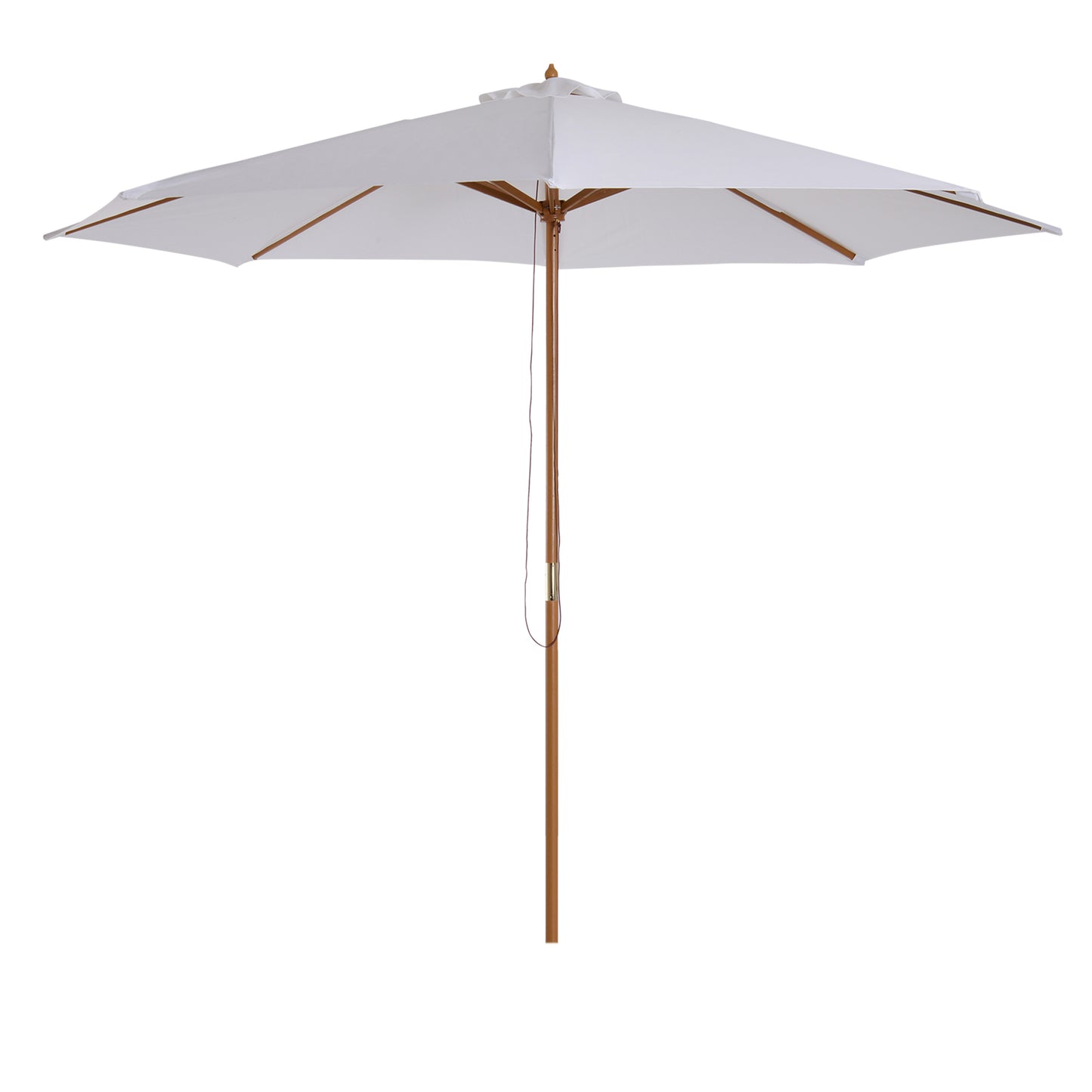 3(m) Garden Parasol, Pulley Operated Patio Umbrella