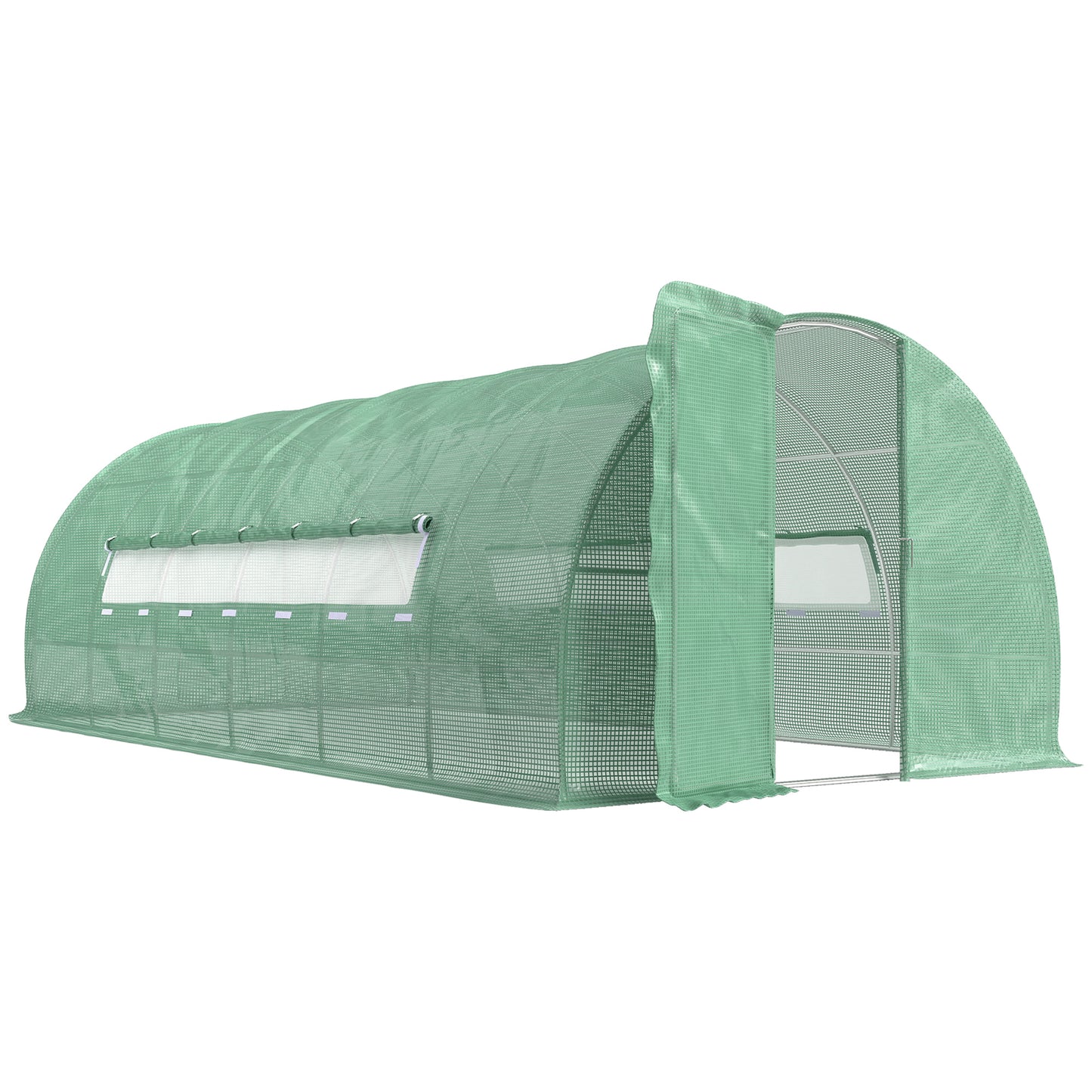 Large Polytunnel Walk In Greenhouse