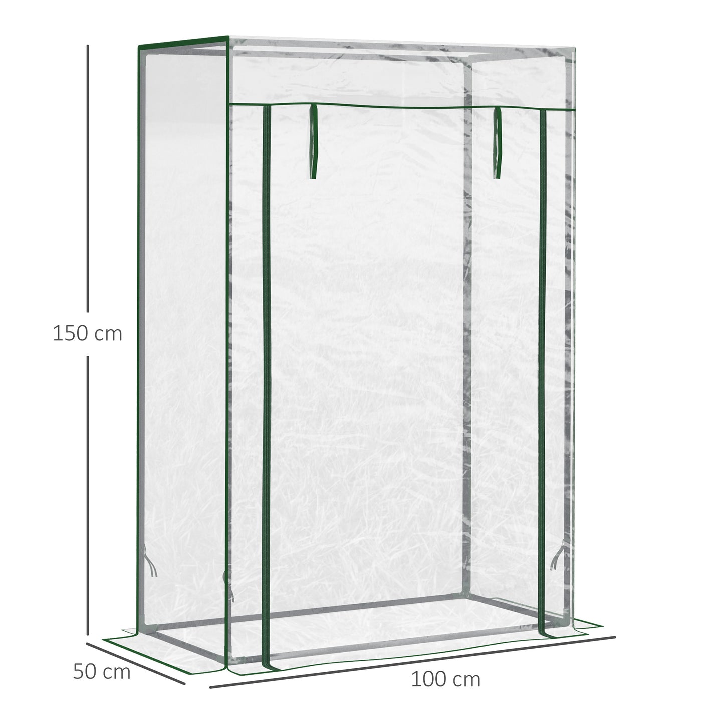 Tomato Greenhouse with Roll-up Door, Mini Greenhouse with PVC Cover