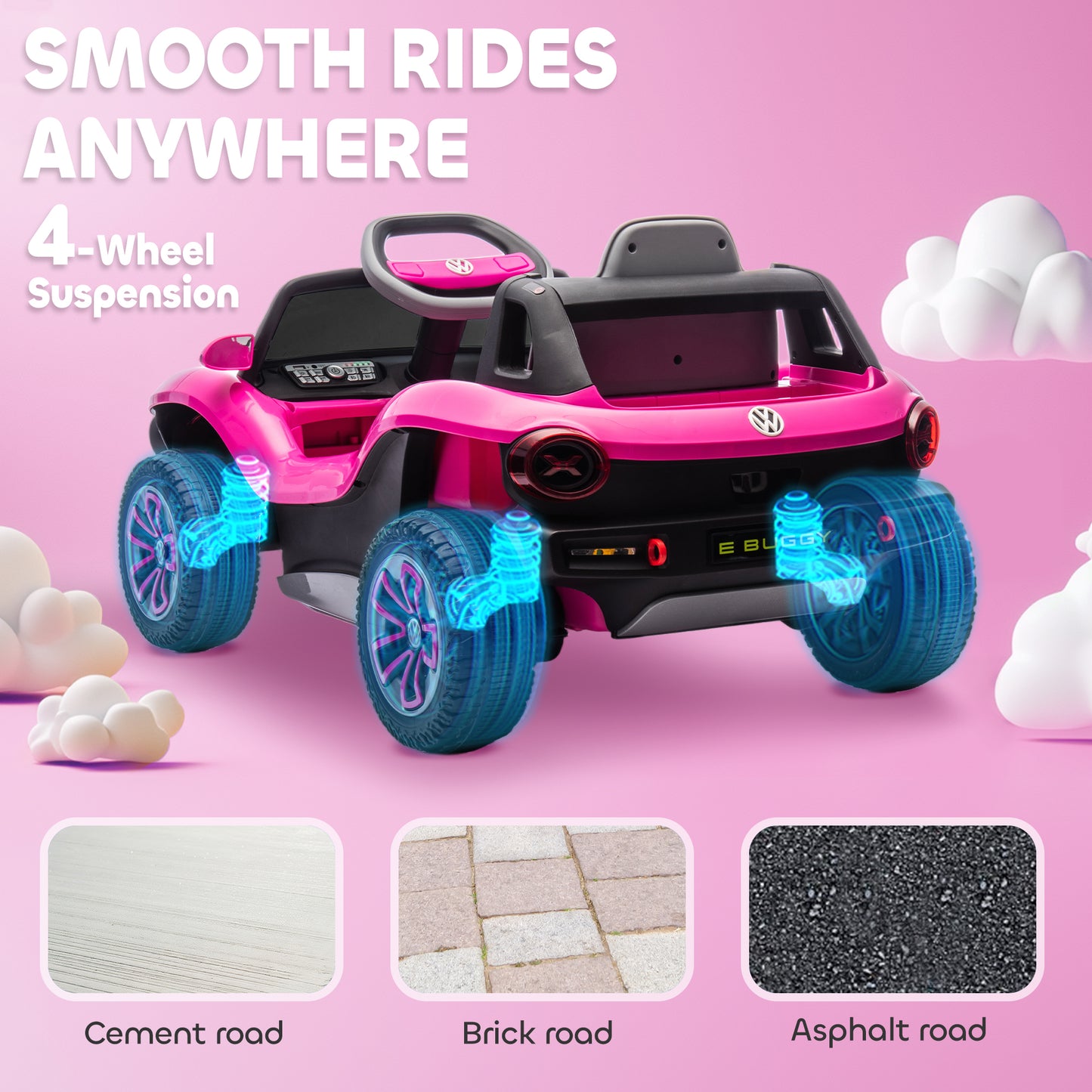 Volkswagen Licensed Kids Electric Car with Remote Control