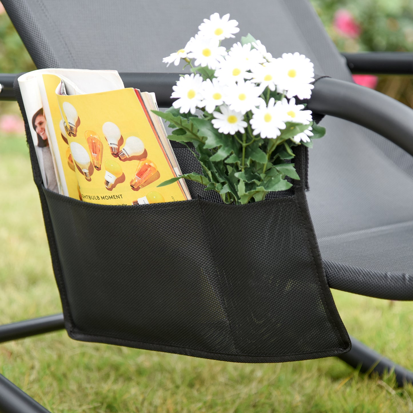 2PCs Outdoor Garden Rocking Chair