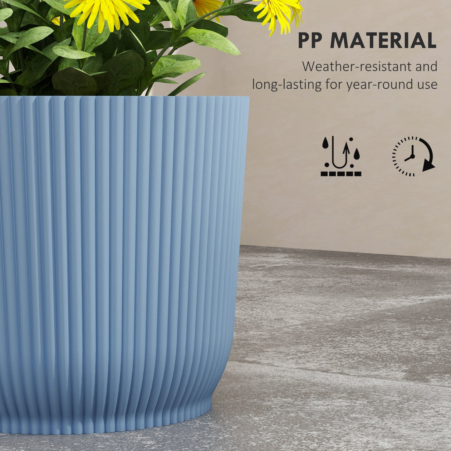 Set of Two Ф22cm Planters