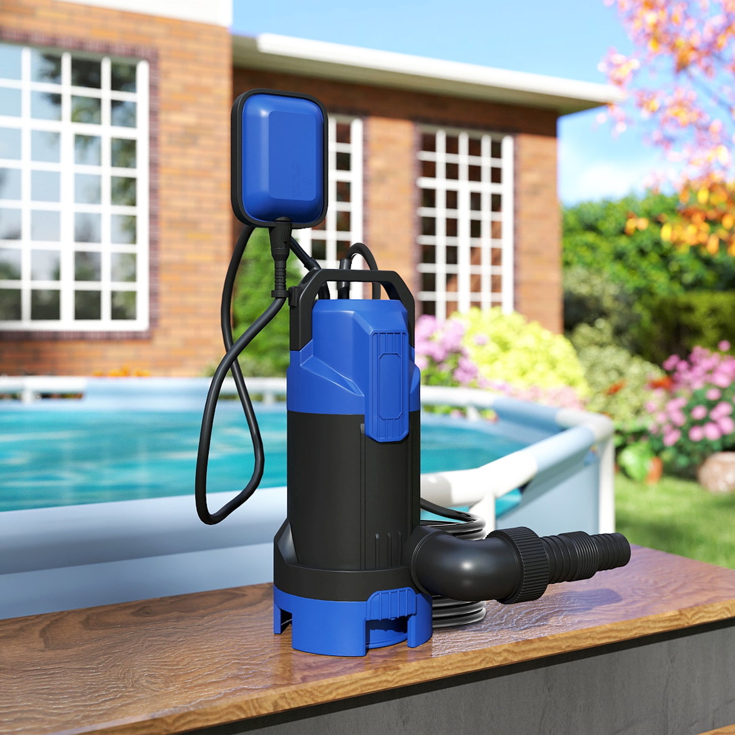 750W Submersible Water Pump for Dirty/Clean Water