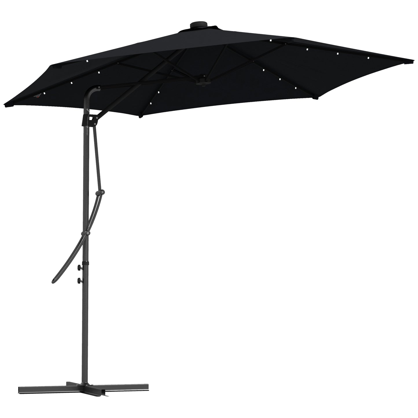 3(m) Solar LED Cantilever Parasol