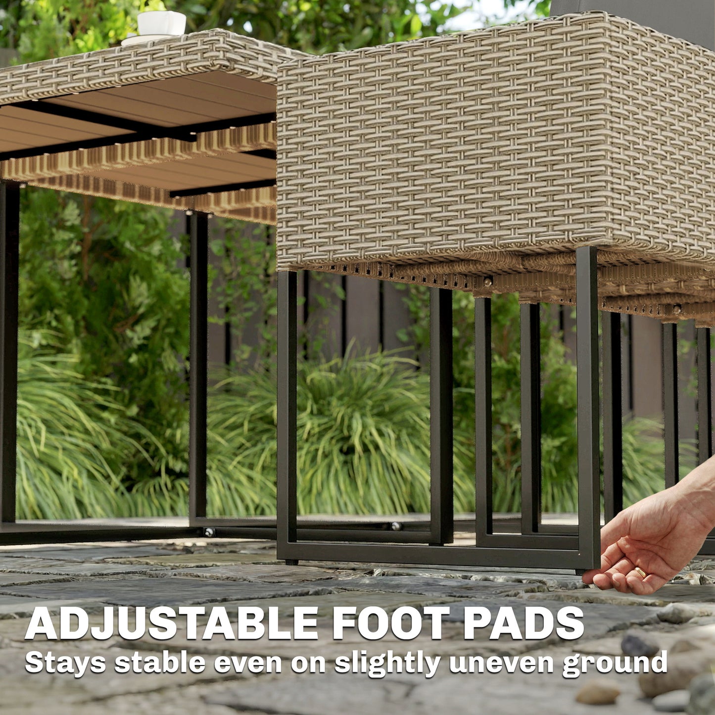 7 Piece Rattan Garden Furniture Set (1)