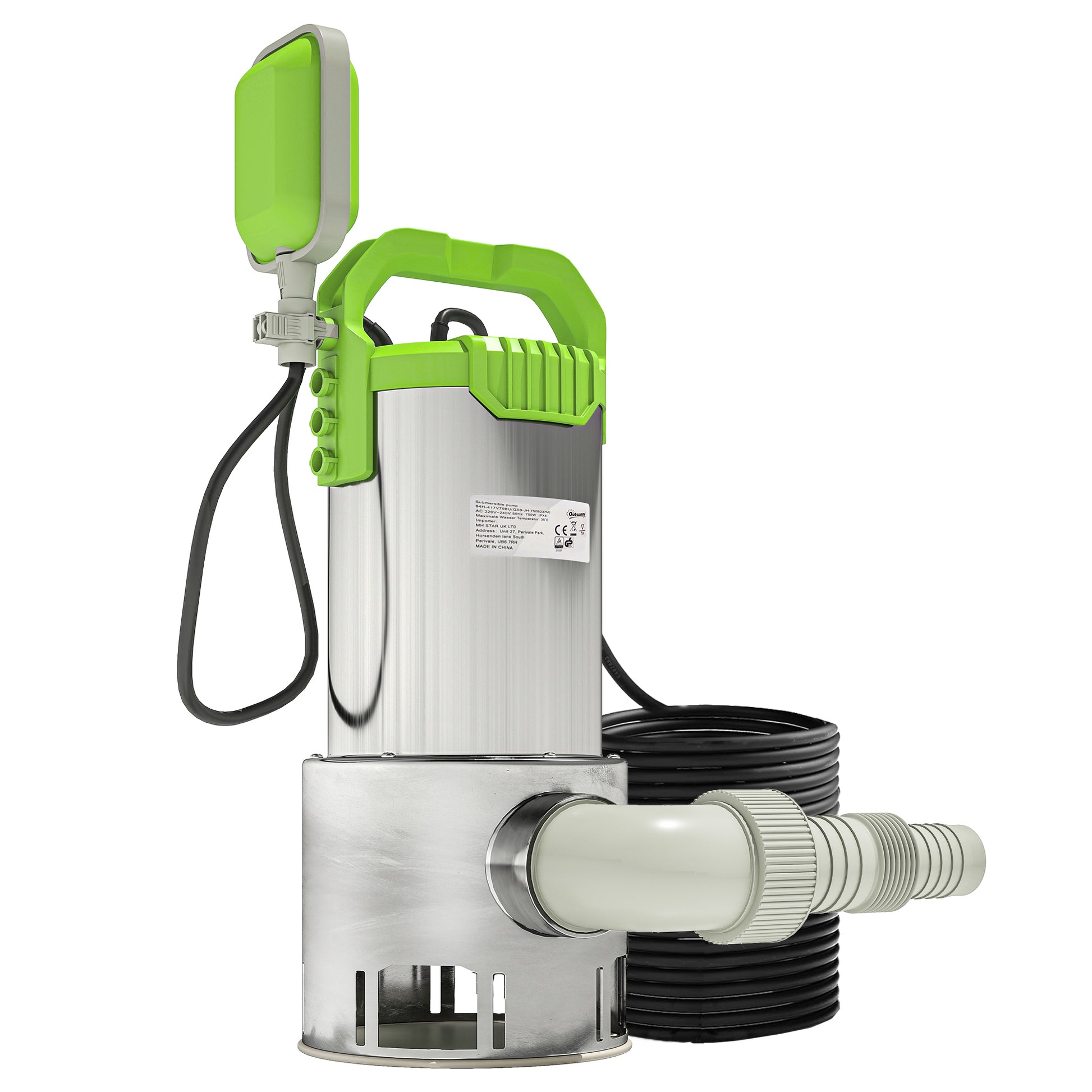 1100W Submersible Water Pump for Dirty/Clean Water