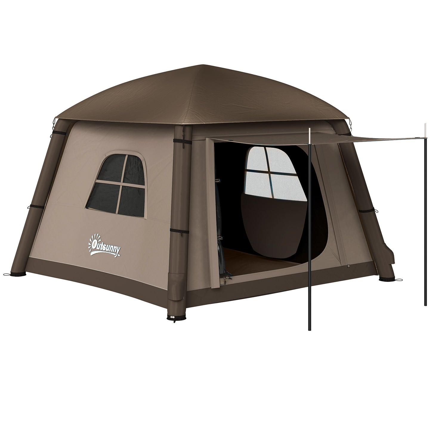 Blow Up Tent w/ Hand Pump, Inflatable Camping Tent