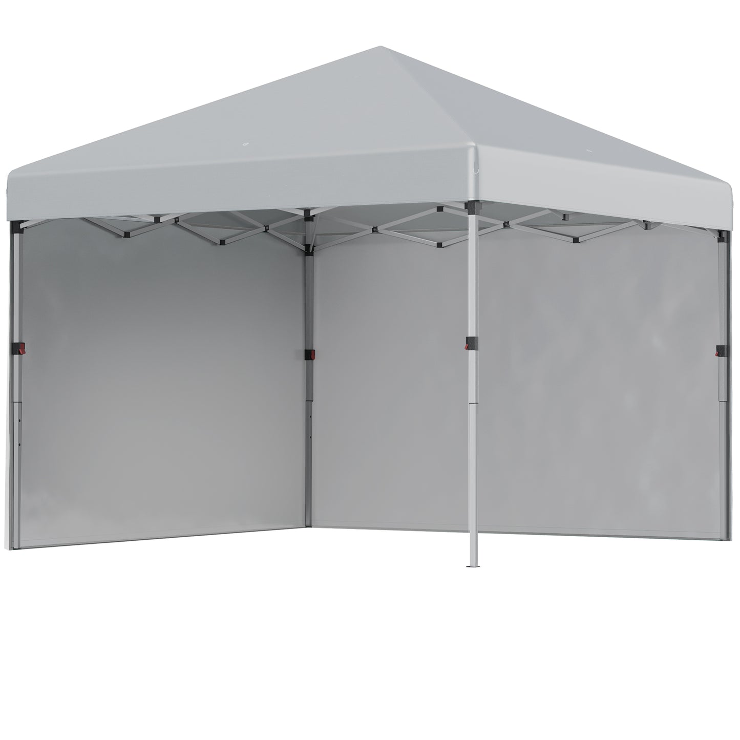 3 x 3 m Pop Up Gazebo, UPF 30+ Party Tent with 2 Sidewalls