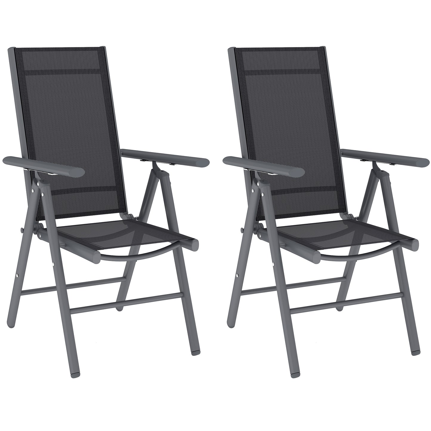 Set of 2 Folding Garden Chairs