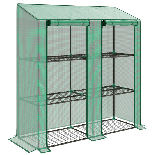 46 x 143cm Three-Shelf Mini Greenhouse