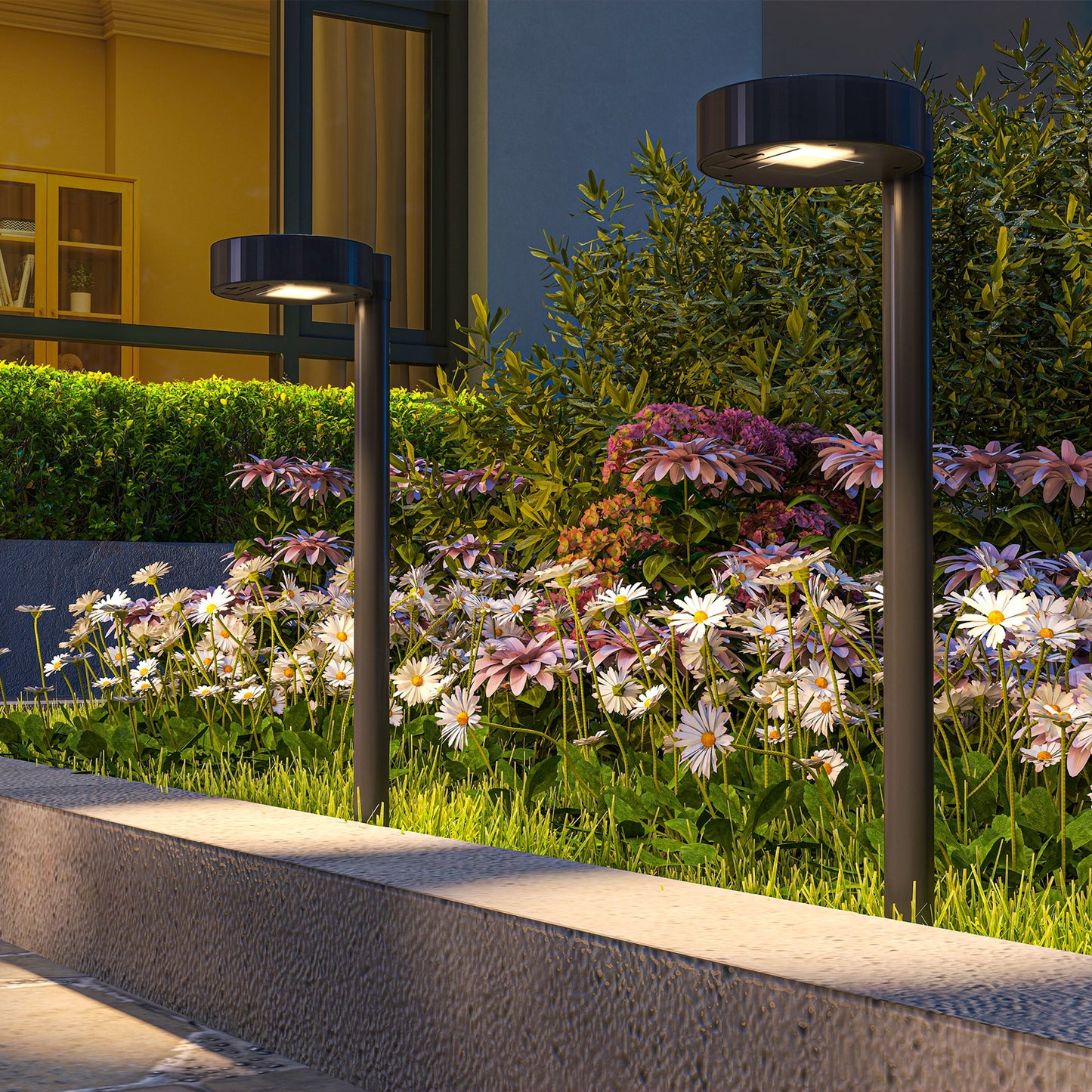 Solar Lights Outdoor Garden Stake 8 Pack Pathway Lighting