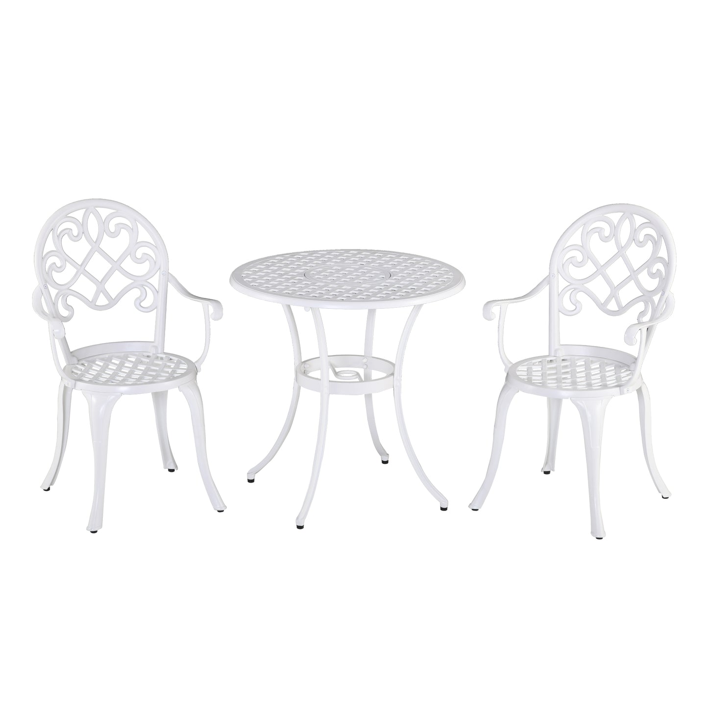 Three-Piece Elegant Aluminium Garden Set