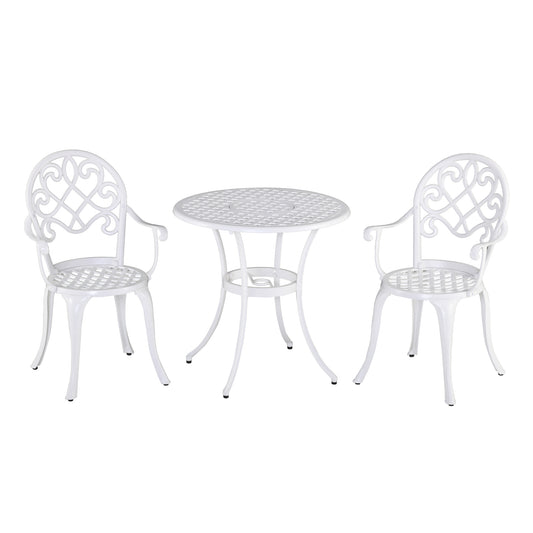 Three-Piece Elegant Aluminium Garden Set