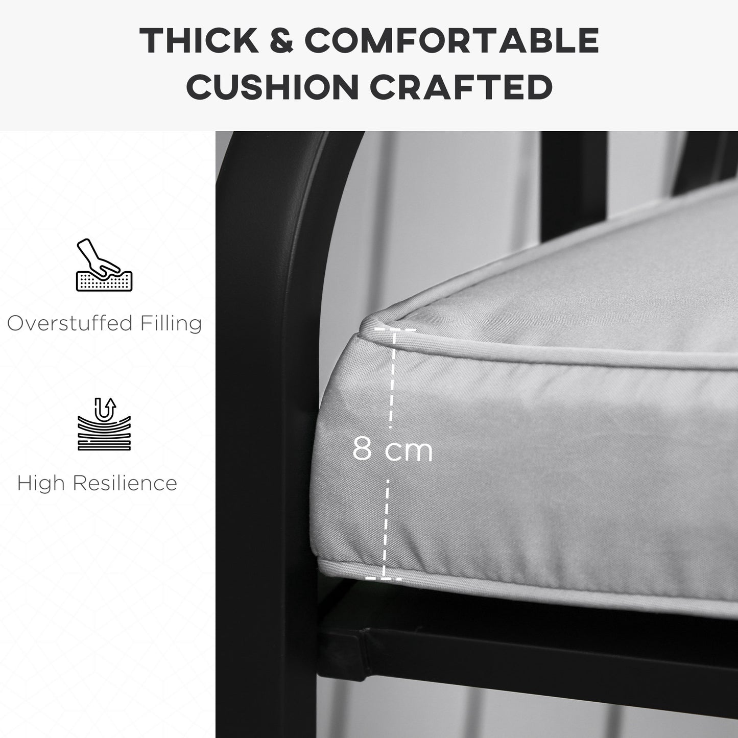 2 Seater Garden Bench Cushion