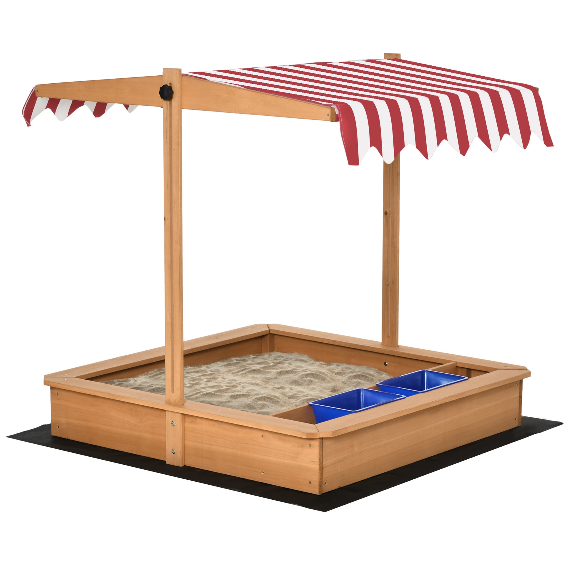 Sand Pit Kids Wooden Sandbox