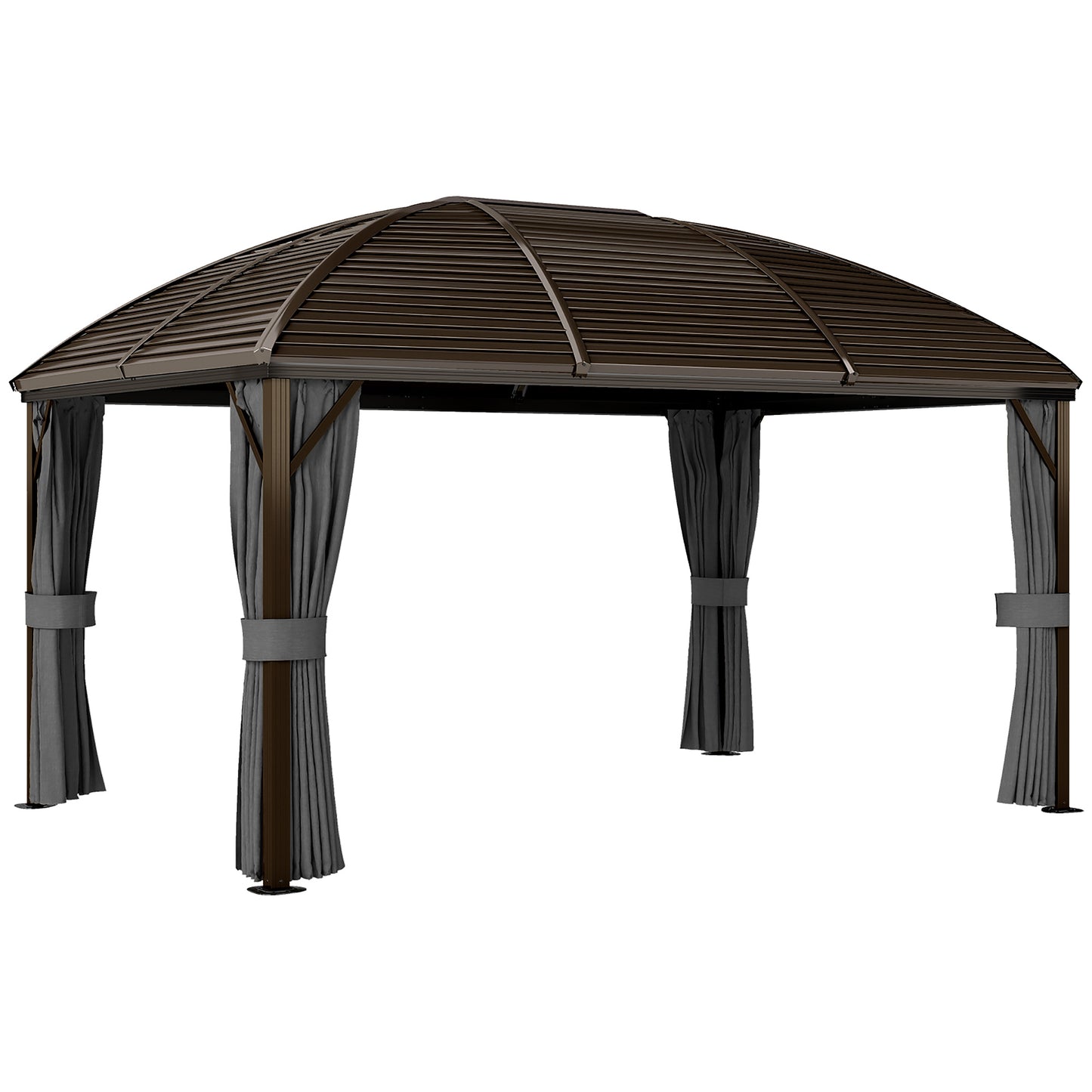 3 x 4m Hardtop Gazebo Canopy with Metal Roof