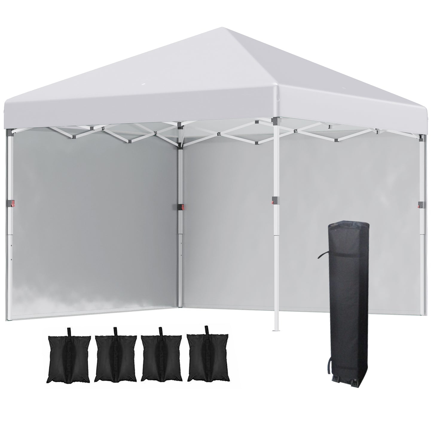 3 x 3 (M) Pop Up Gazebo, UPF 30+ with 2 Sidewalls