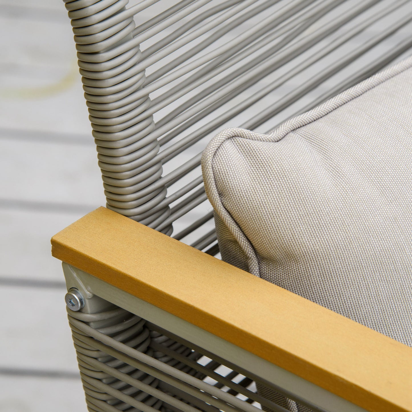 4 Pieces Rattan Garden Furniture Set (5)
