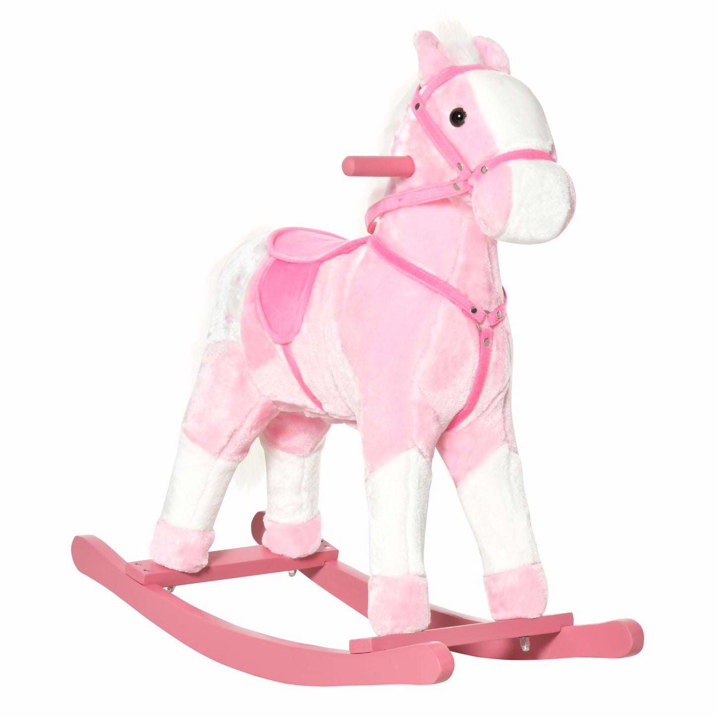 Baby Rocking Horse Plush Ride on Animals Rocker