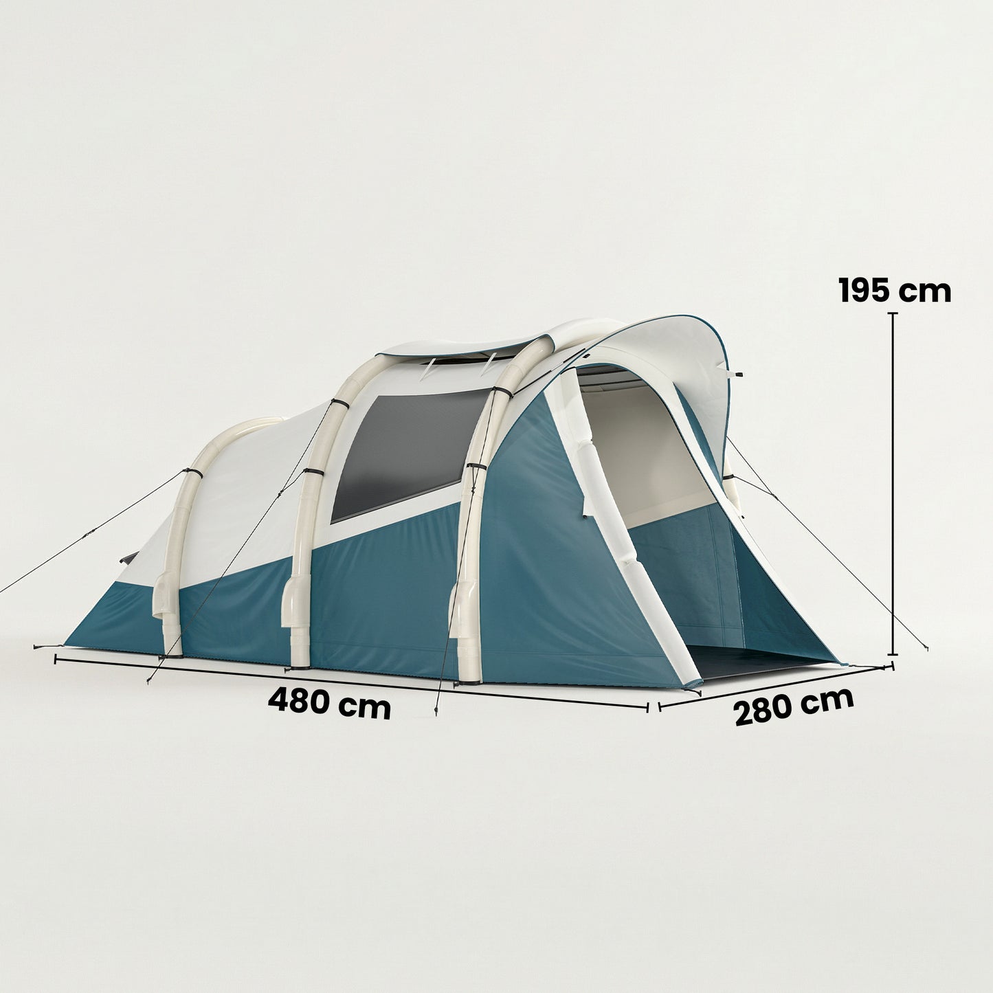 Inflatable Camping Tent w/ Air Pump