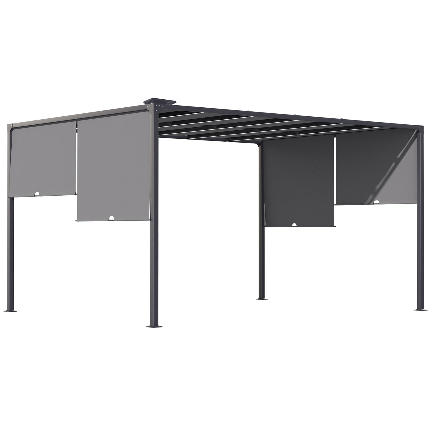 3(m) x 4m Metal Pergola with LED Lights