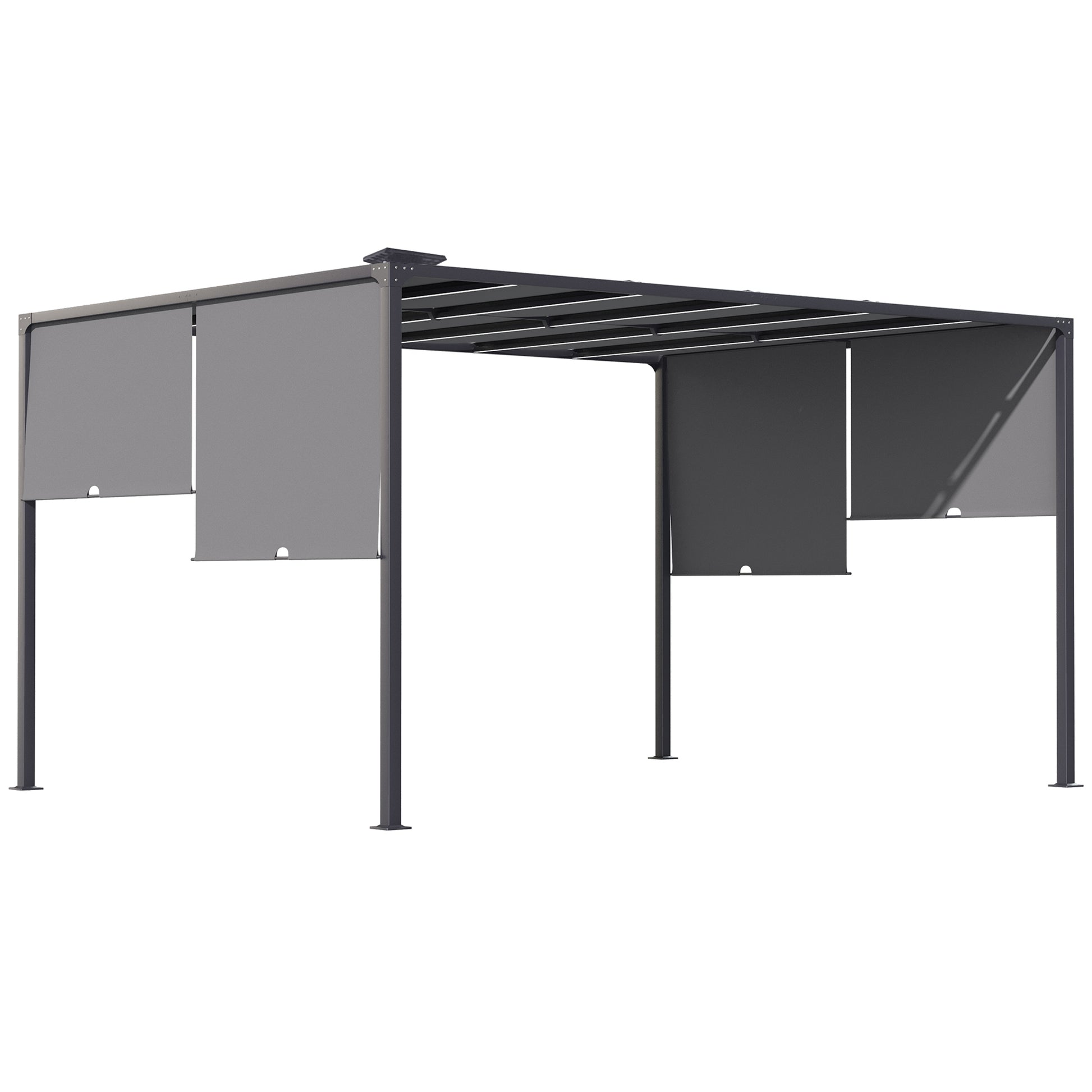 3(m) x 4m Metal Pergola with LED Lights