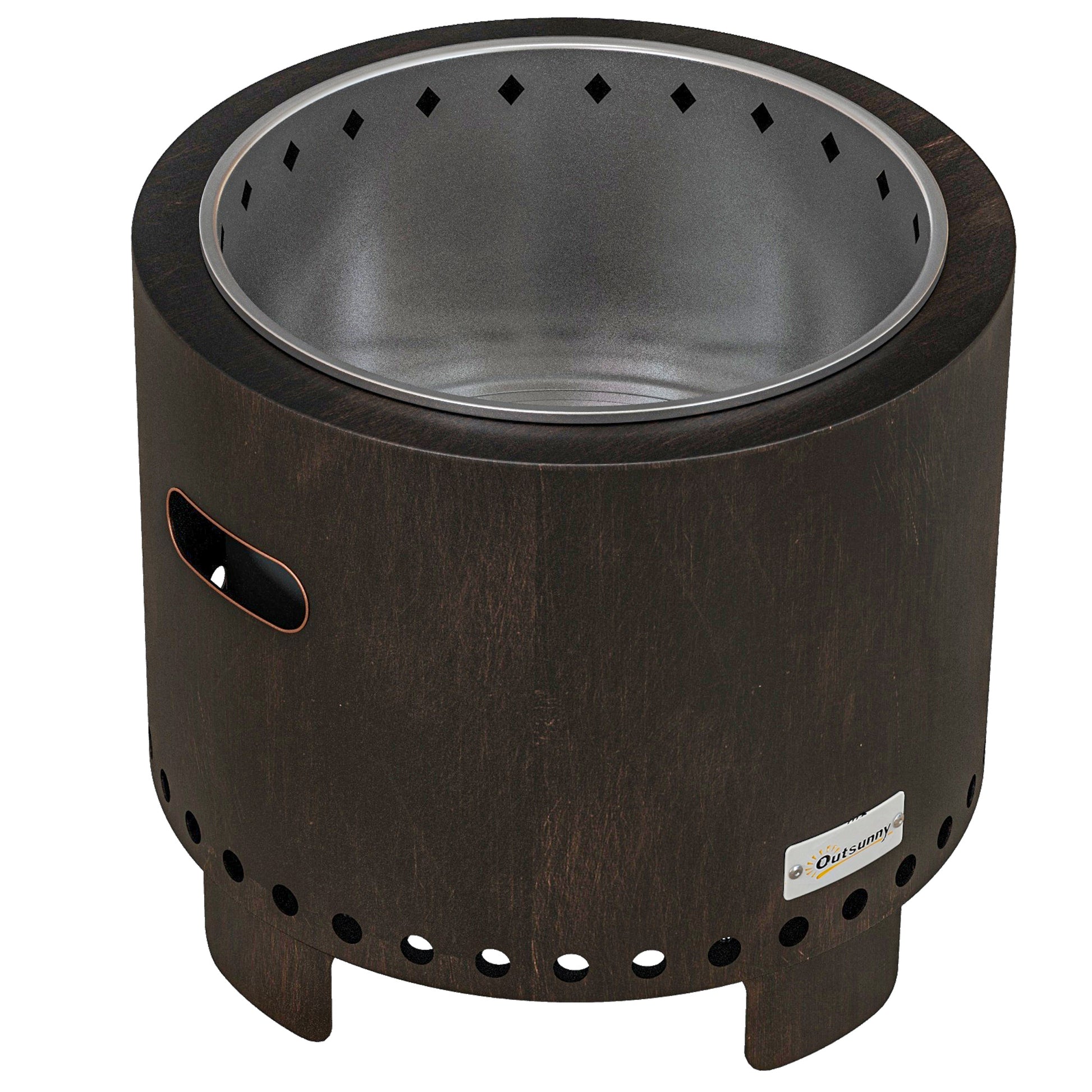 Metal Wood-burning Smokeless Fire Pit