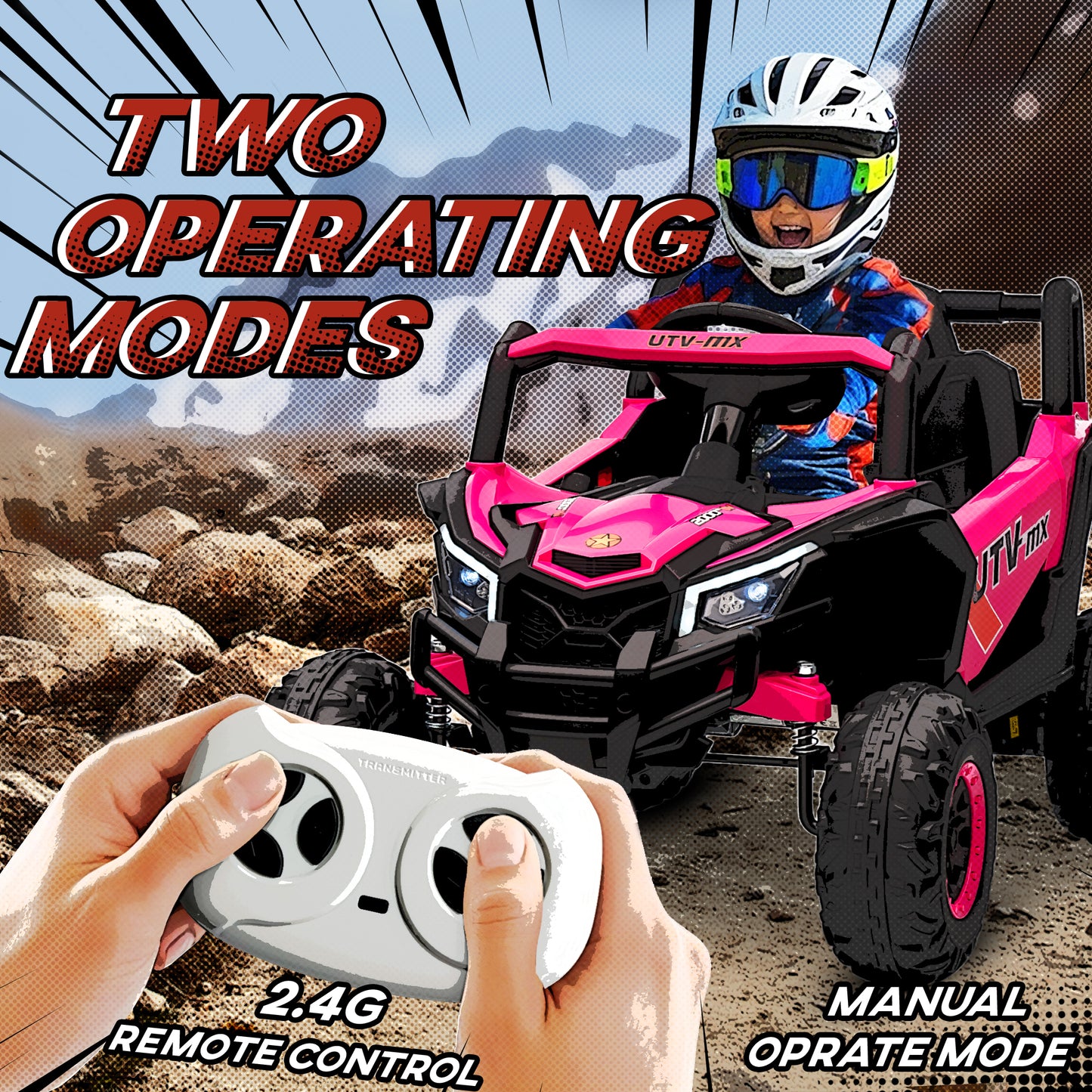 12V Kids Ride On Car with Remote Control