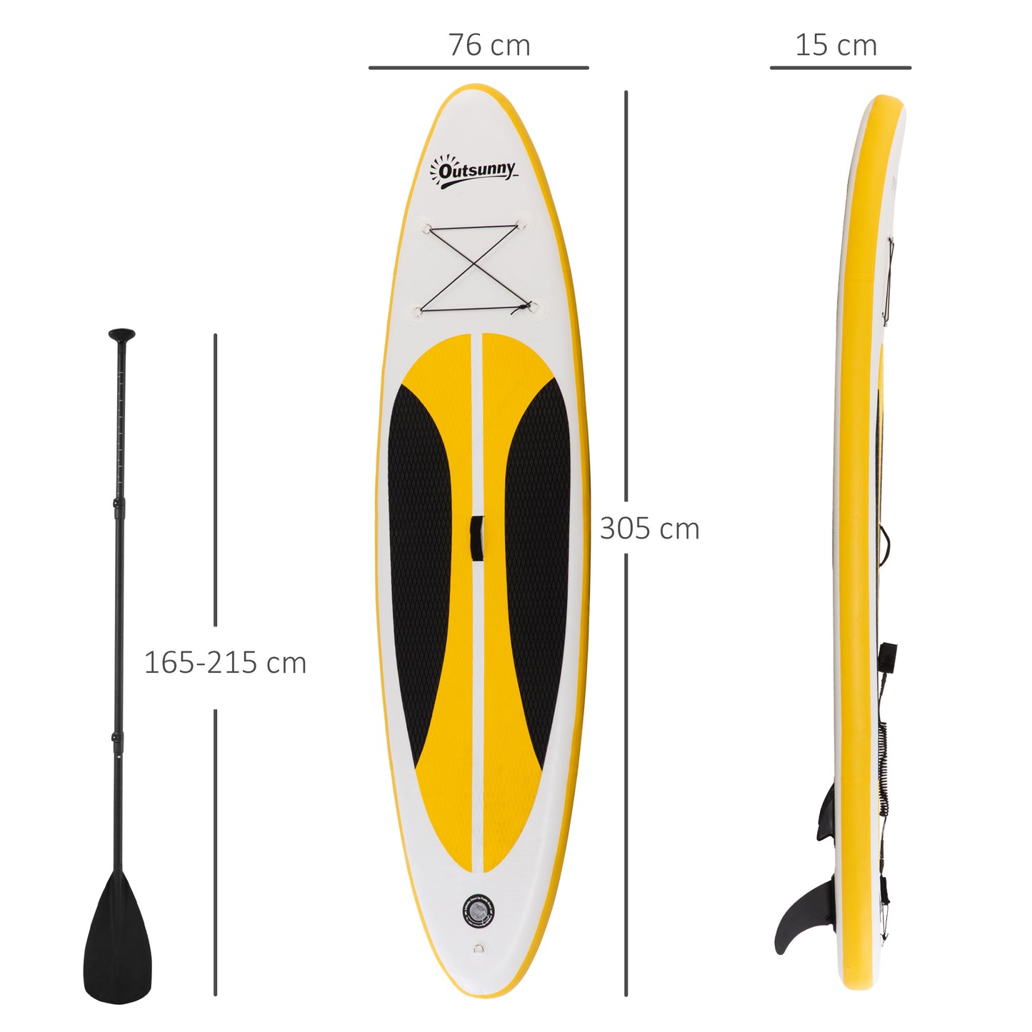 10' x 30" x 6" Inflatable Stand Up Paddle Board