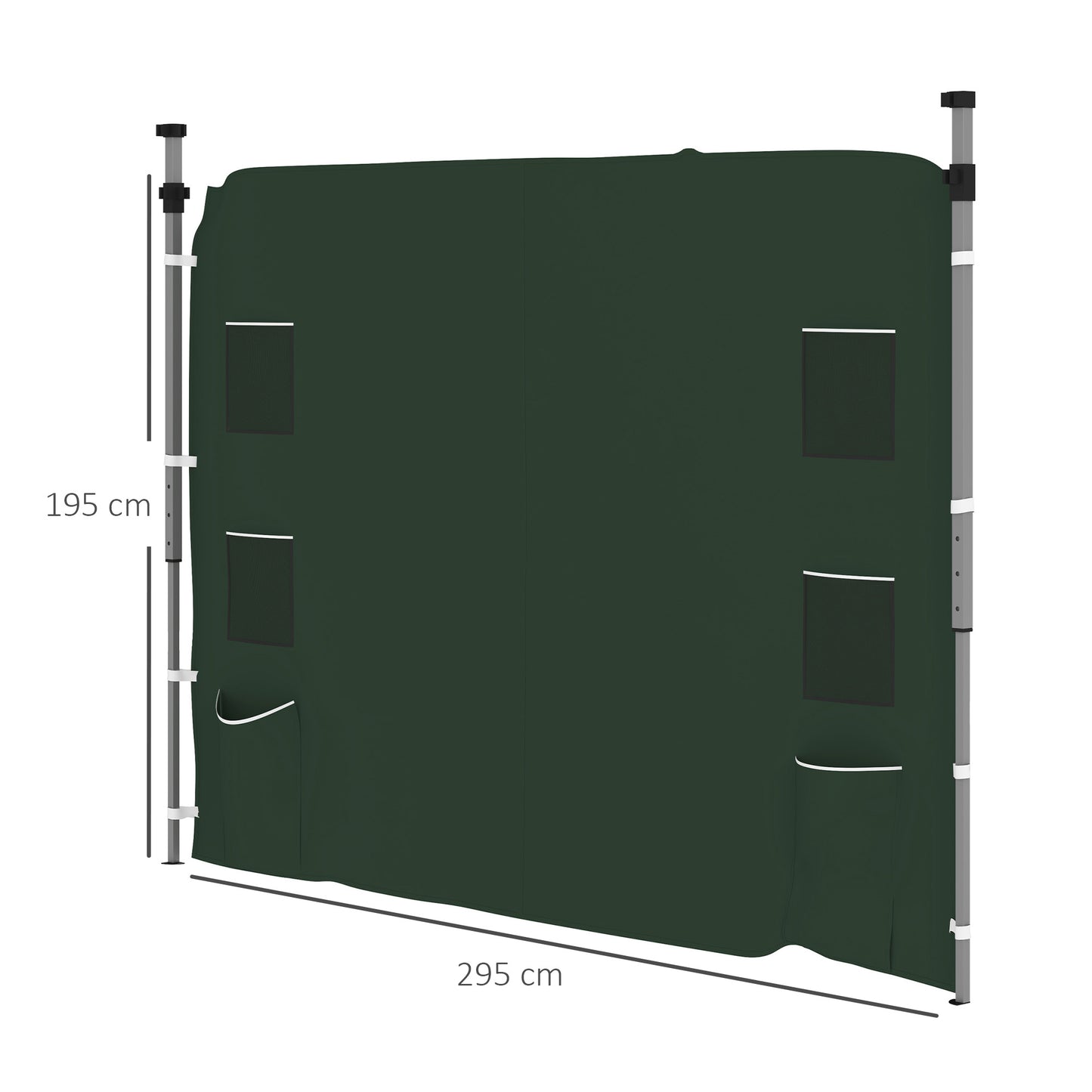 195 x 295cm Replacement Gazebo Sidewall