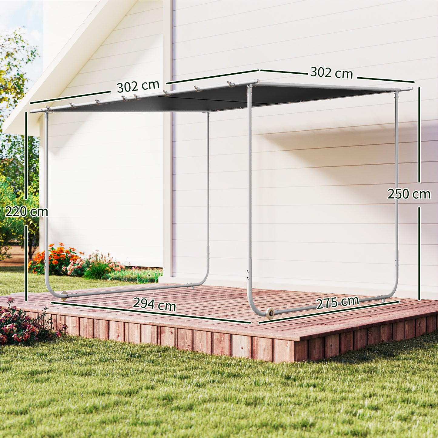 3 x 3(m) Mobile Pergola Kit
