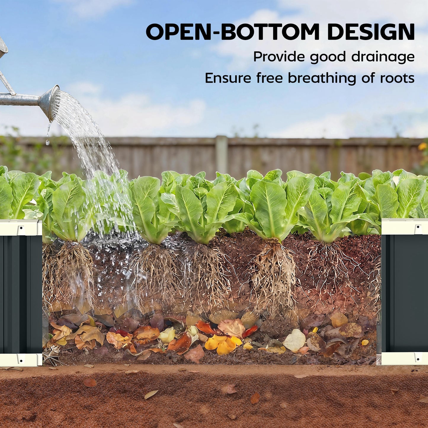 Galvanised Raised Garden Bed (1)