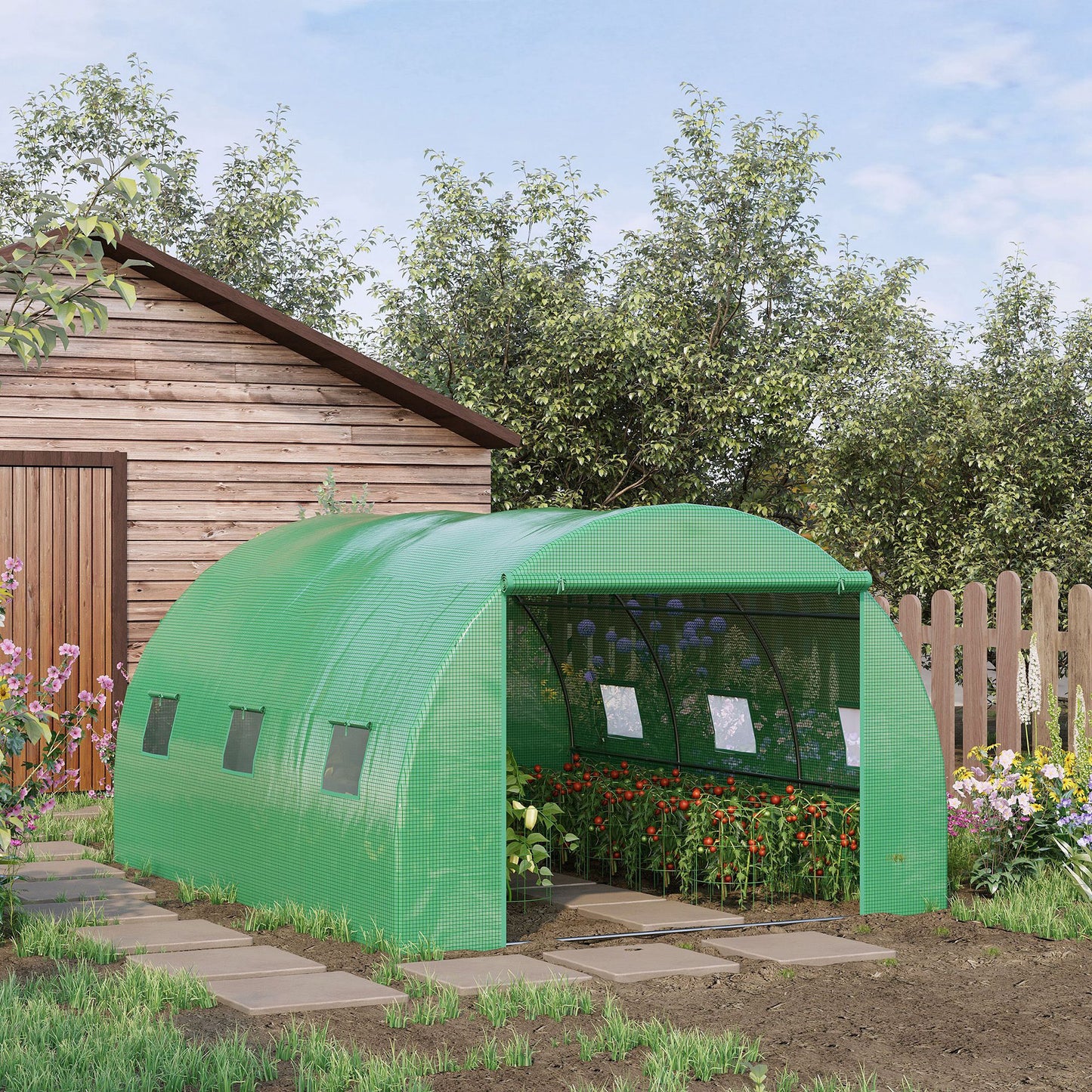Walk-in Polytunnel Greenhouse (4)