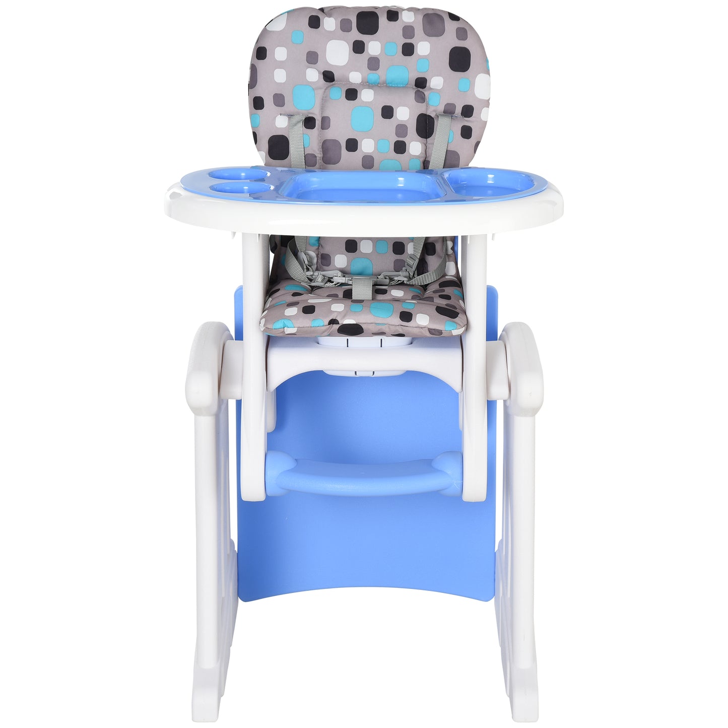 2 in 1 Convertible Baby High Chair Toddler Table Chair Infant