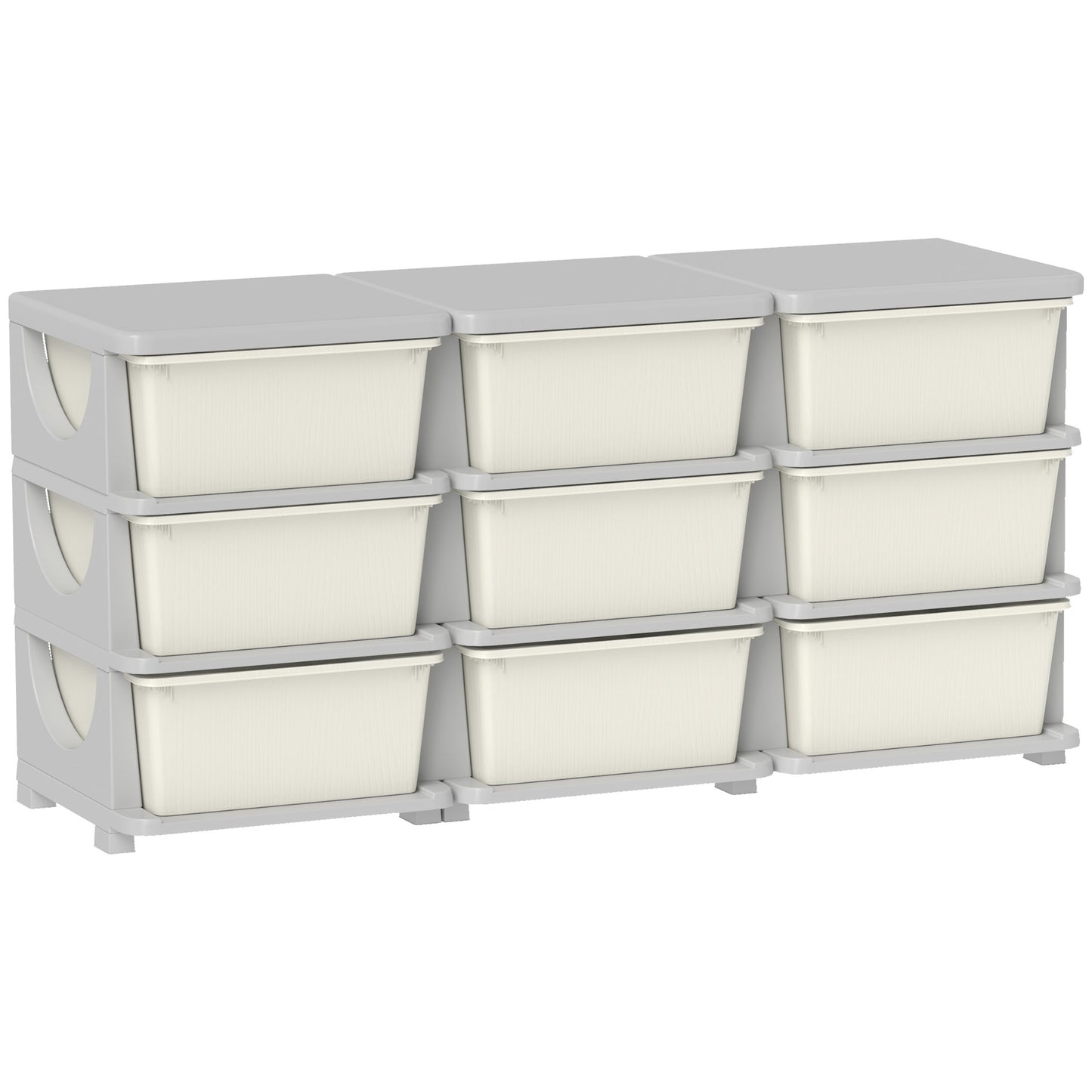 Kids Storage Unit, with Nine Drawers