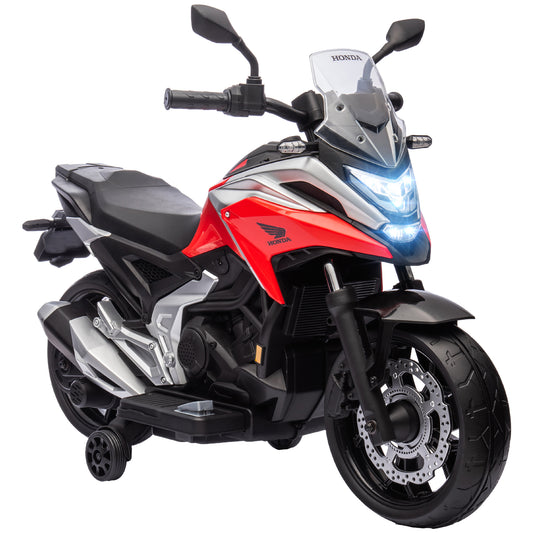 12V Honda Licensed Kids Electric Motorbike w/ Music, Safety lights