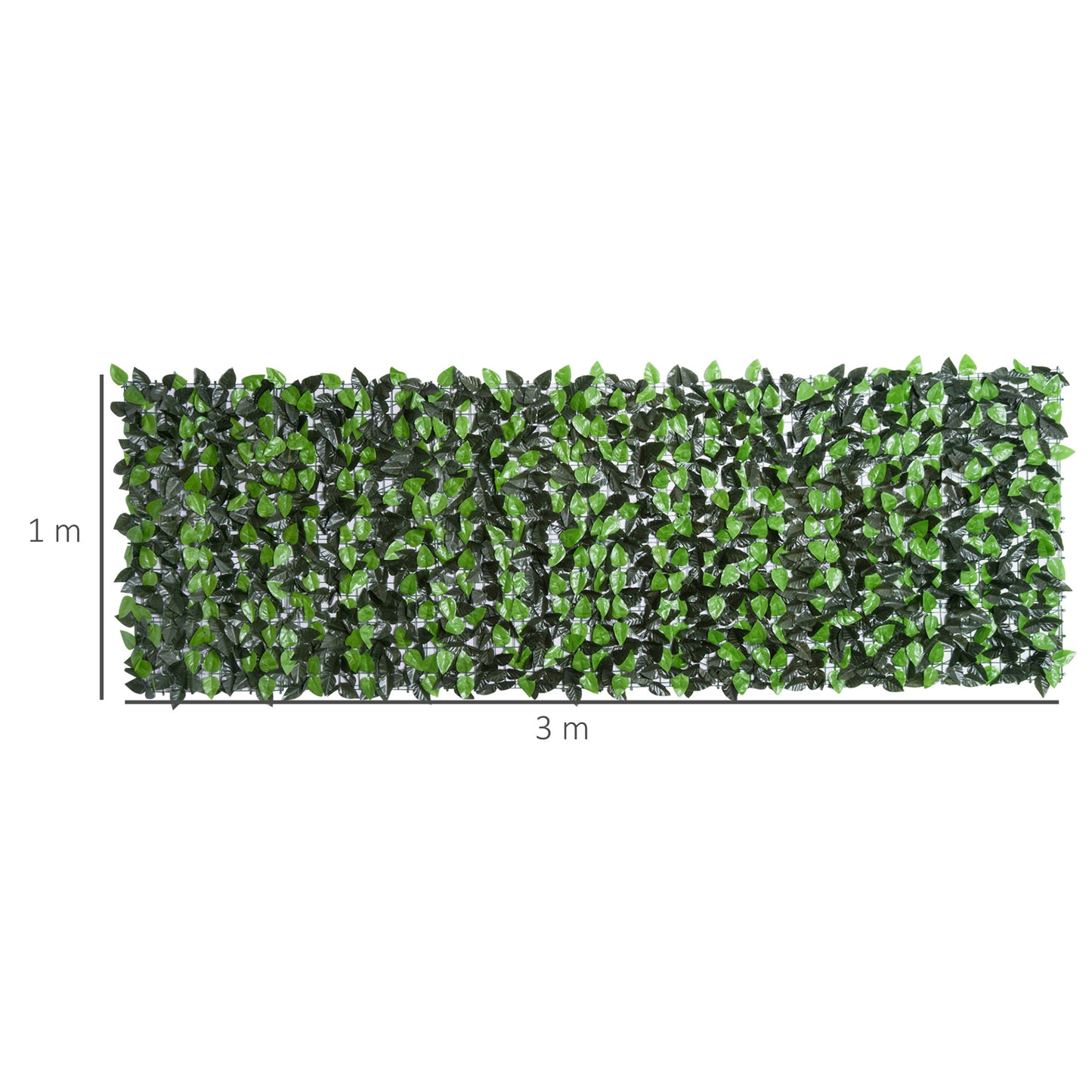 Artificial Leaf Hedge Screen Privacy Fence Panel