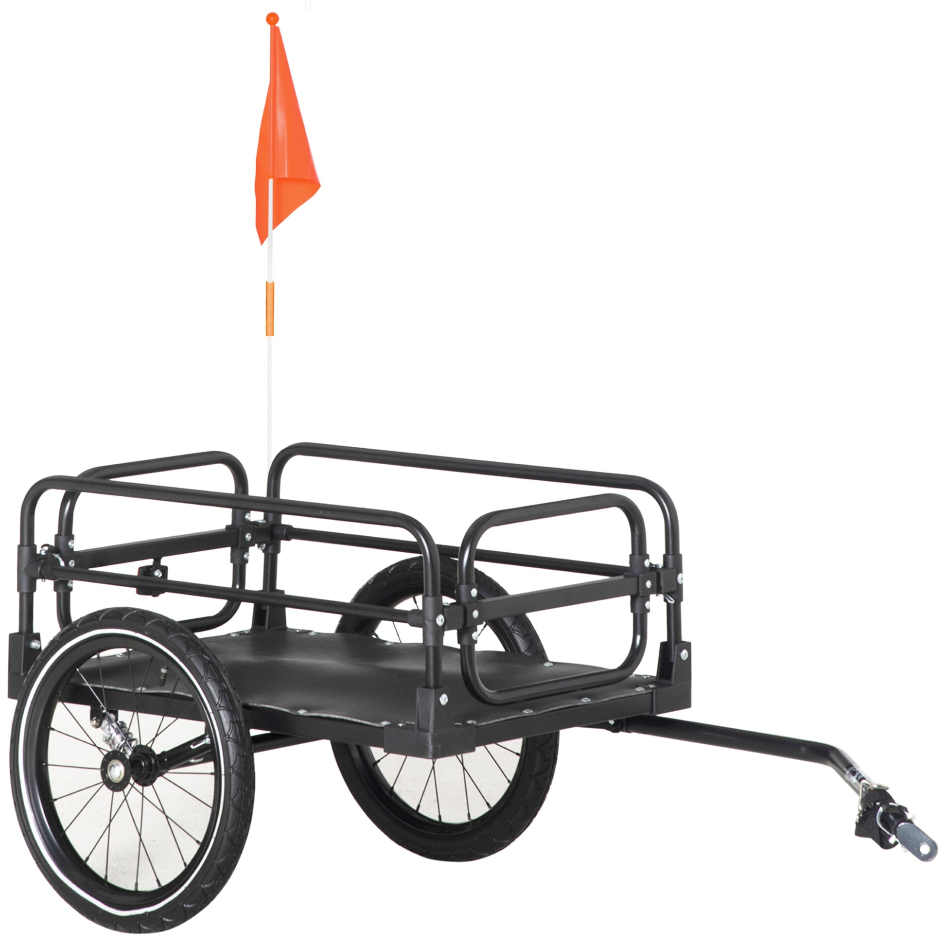 Steel Bike Trailer with Triple Safety