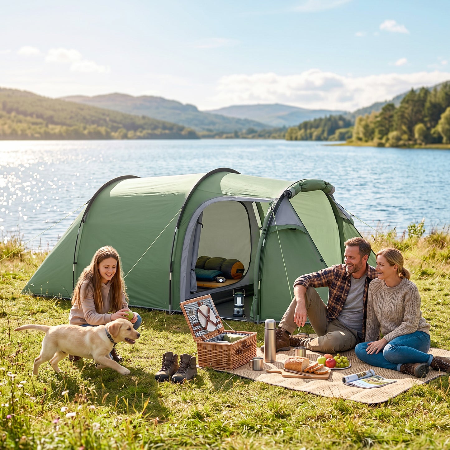 Three-Man, Two-Room Tent